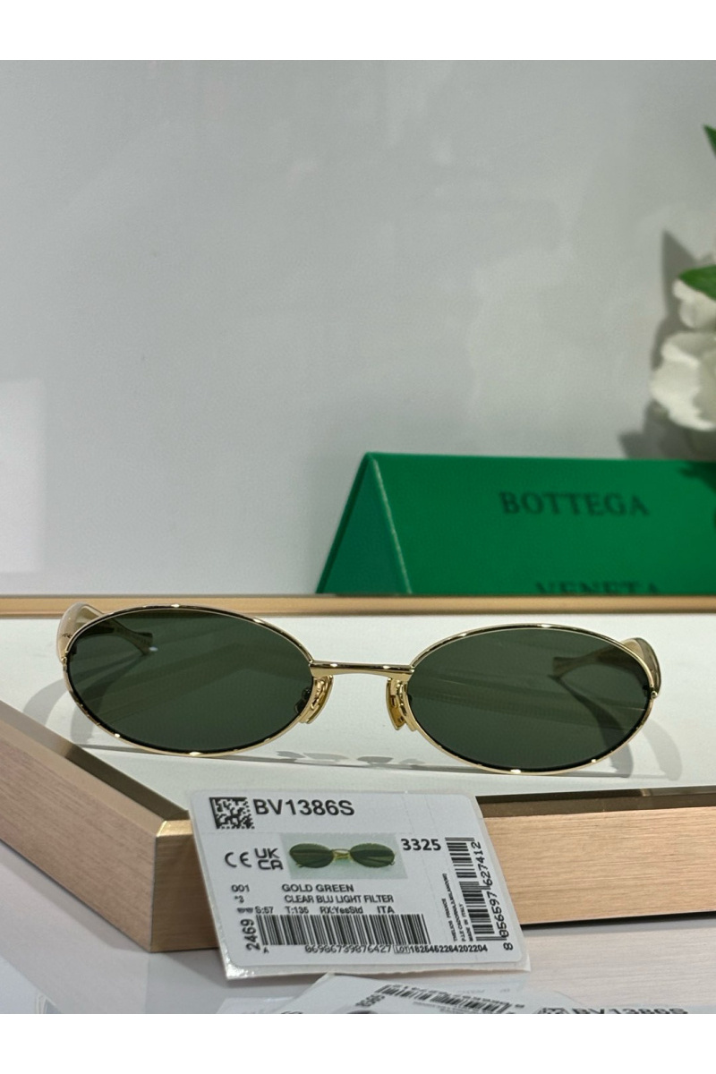 Bottega Veneta Солнцезащитные очки Sardine Oval