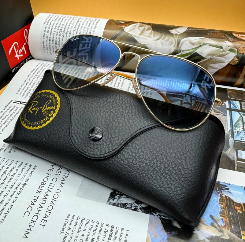 Ray Ban Солнцезащитные очки Aviator Large Metal