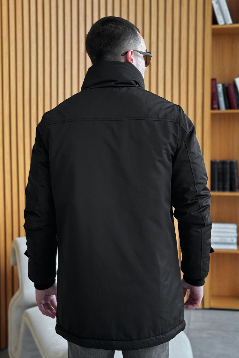 Burberry Мужское пальто чёрного цвета