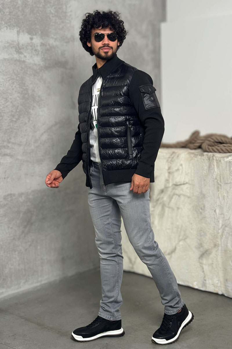 Moncler Куртка с вязаными рукавами 