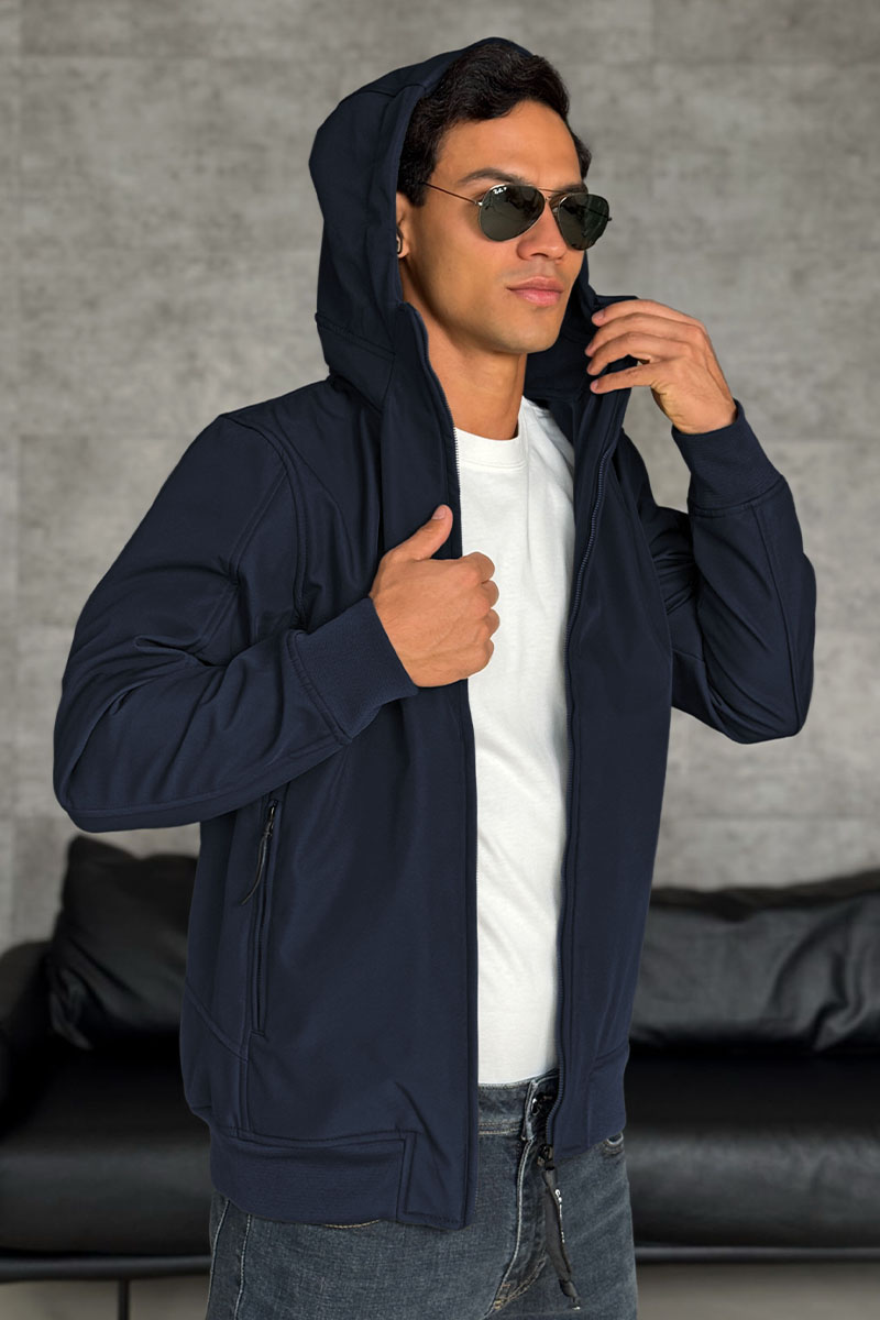 C.P. Company Синяя ветровка Pro-Tek lens detail 