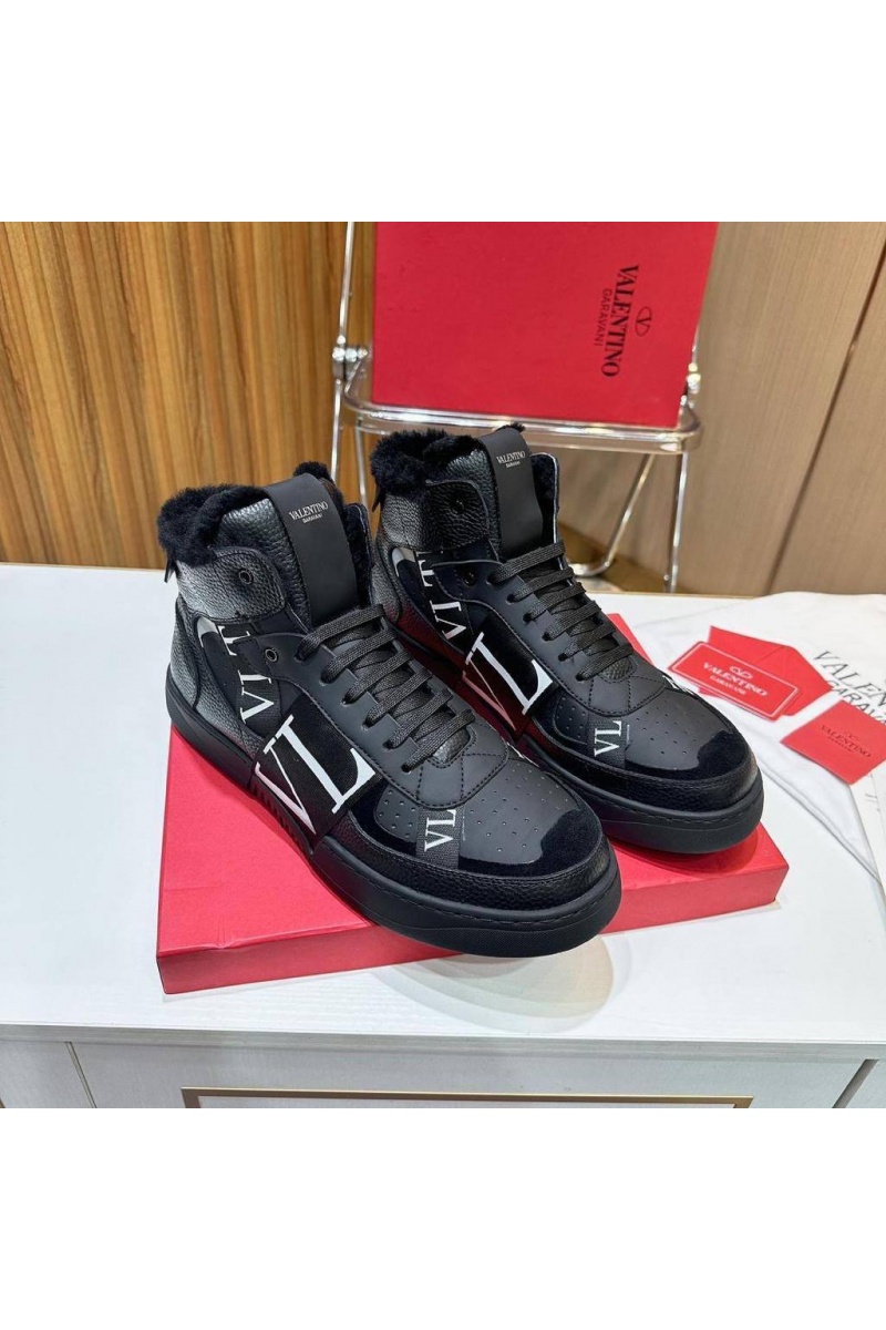Valentino Кроссовки с мехом VL7N high-top 