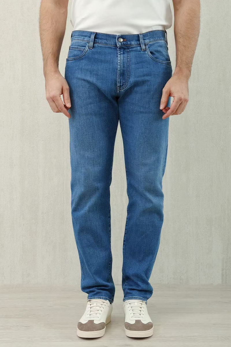 Loro Piana Мужские синие джинсы Premium
