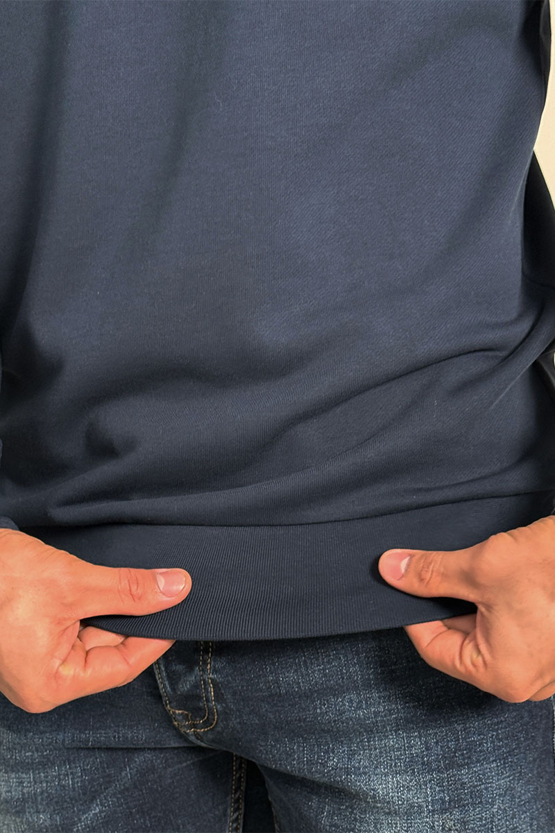 Emporio Armani EA7 Тёмно-синий свитшот logo-print 