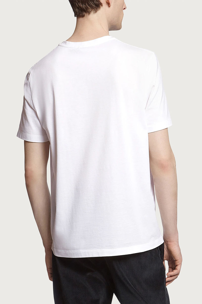 Salvatore Ferragamo Белая футболка 1927 Signature