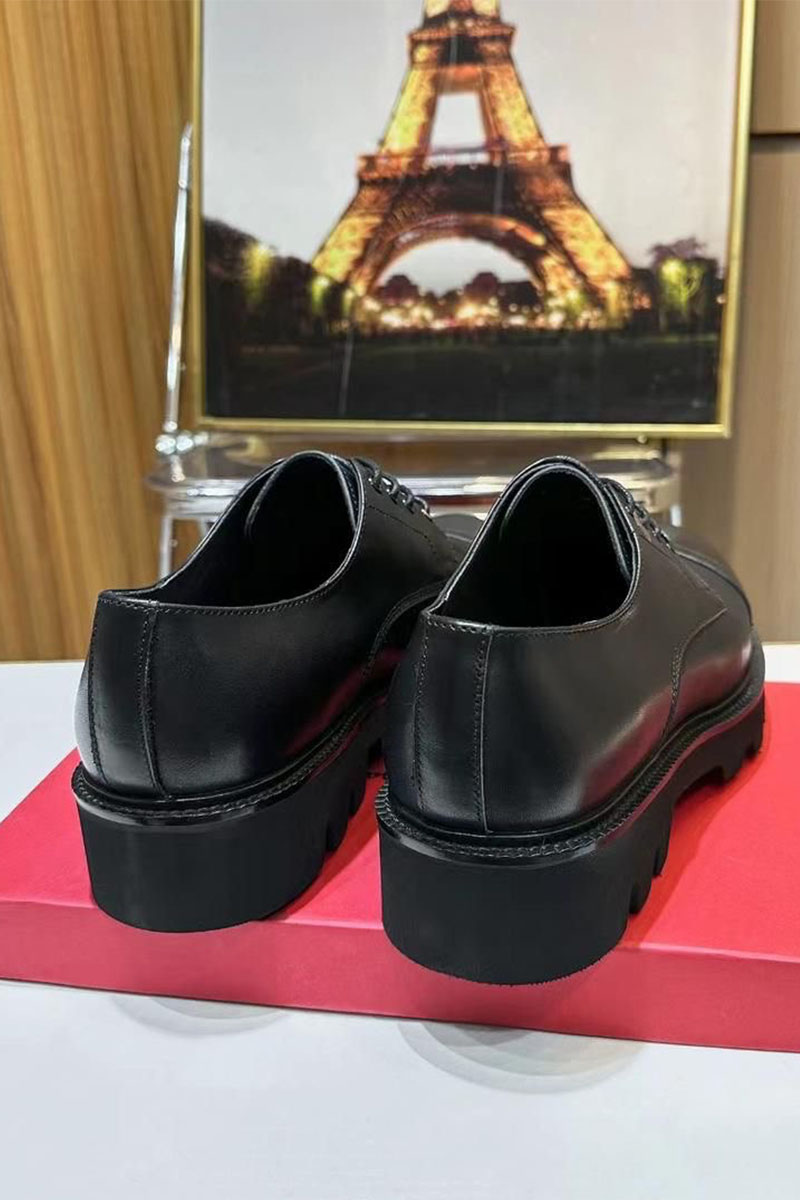 Salvatore Ferragamo Мужские кожаные ботинки 