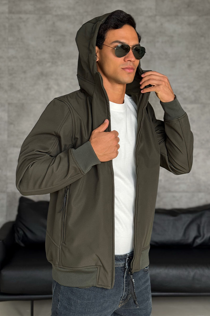 C.P. Company Зелёная ветровка Pro-Tek lens detail 