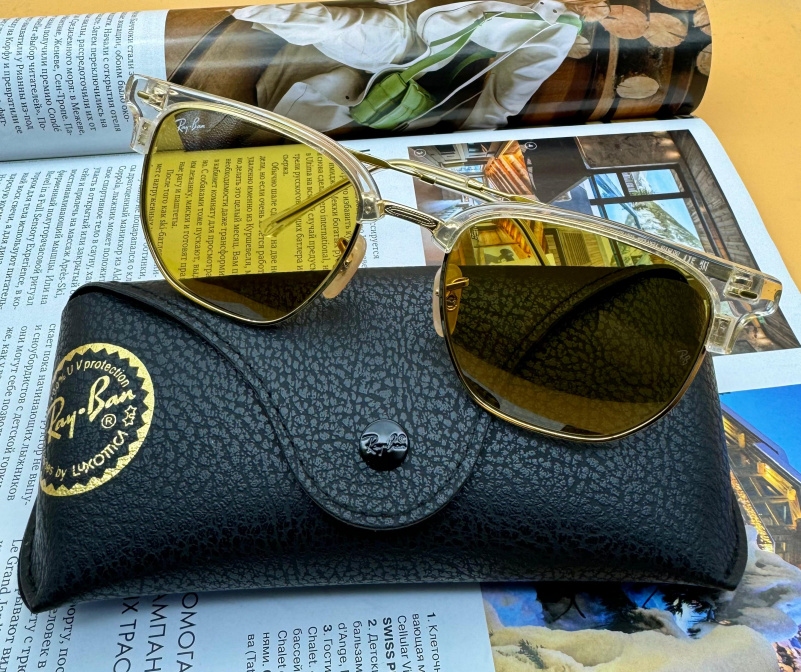 Ray Ban Солнцезащитные очки New Clubmaster - Yellow