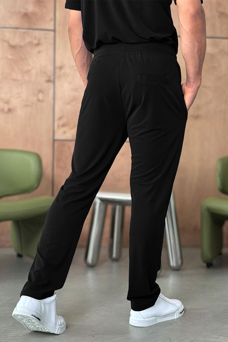 Brioni Мужские штаны чёрного цвета 