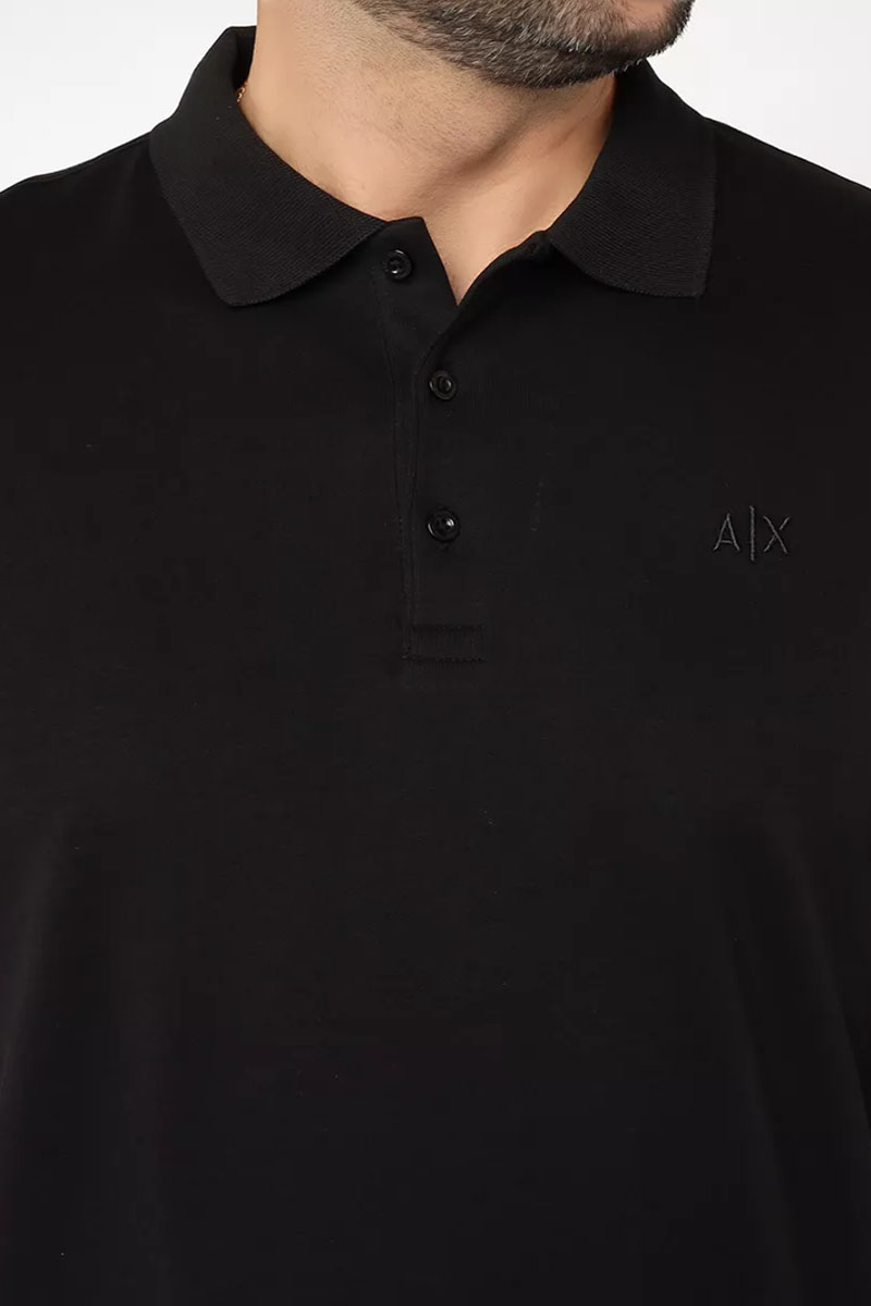 Emporio Armani EA7 Поло с длинным рукавом logo-embroidered