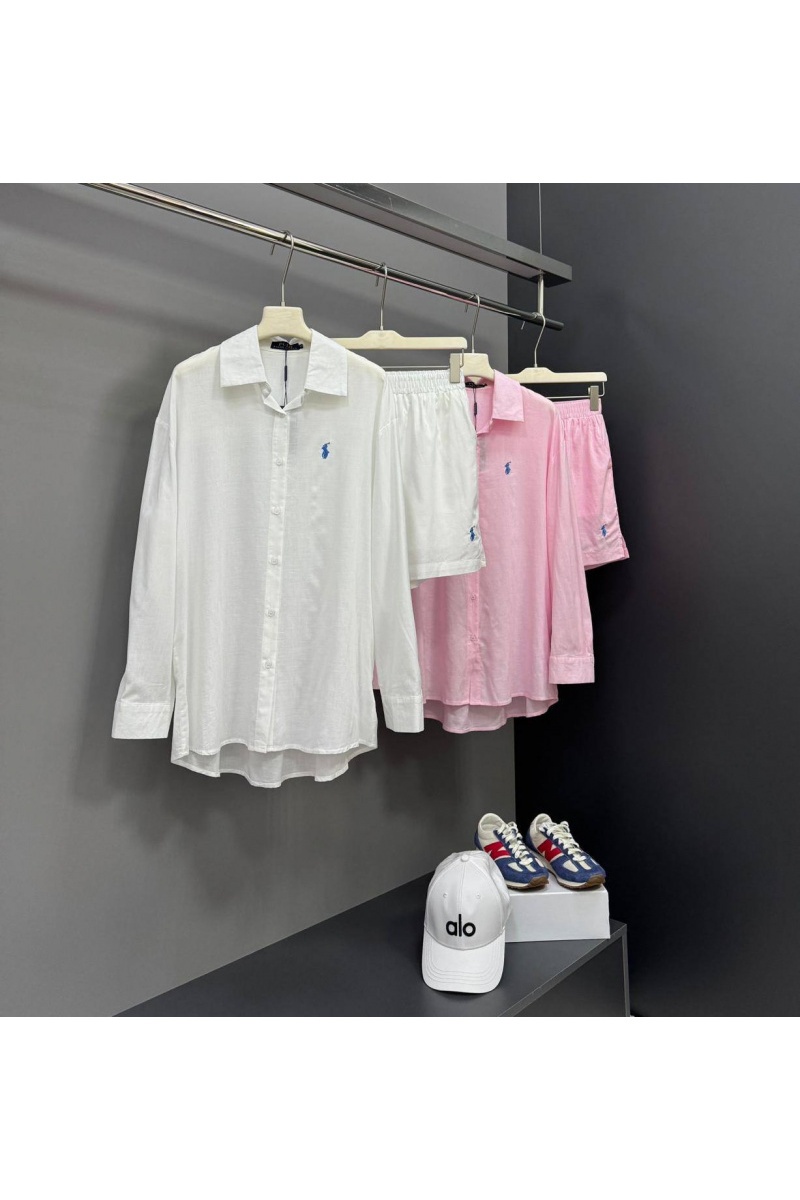 Polo Ralph Lauren Женский розовый костюм premium