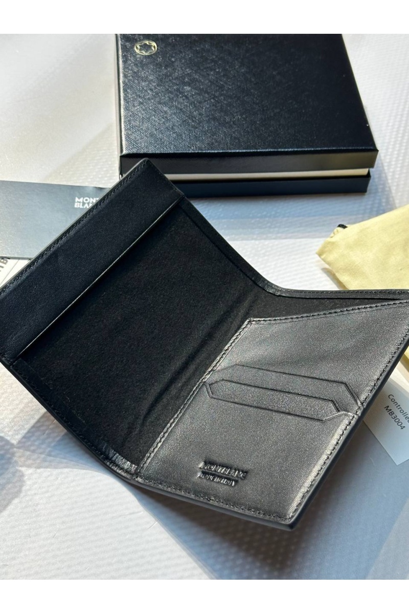 Montblanc Кожаная обложка для паспорта Premium 14x10 см
