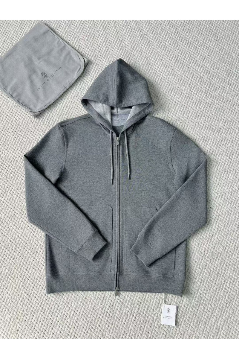 Designer Кофта на молнии Premium - Grey