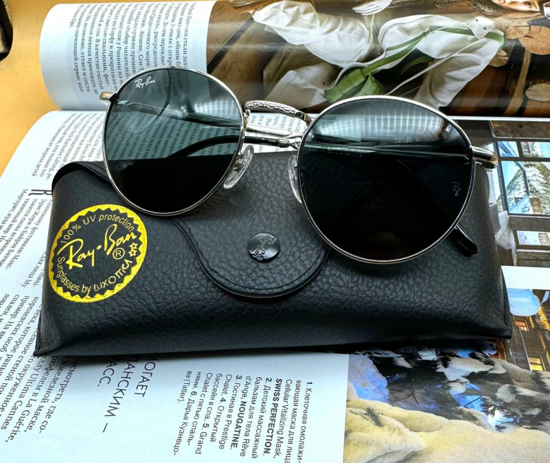 Ray Ban Солнцезащитные очки New Round - Black