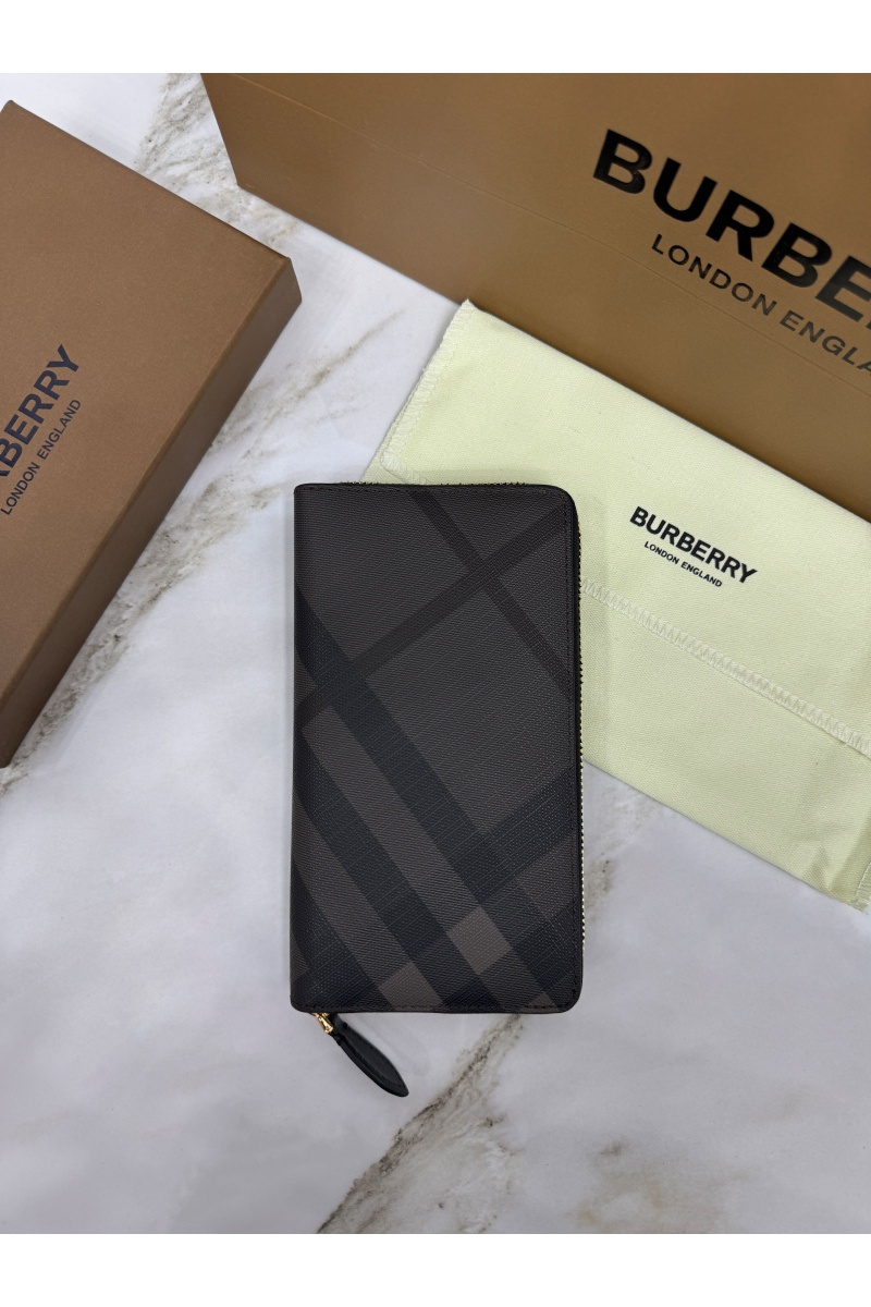 Burberry Кожаное портмоне Premium 19.5x10.5x2.5 см