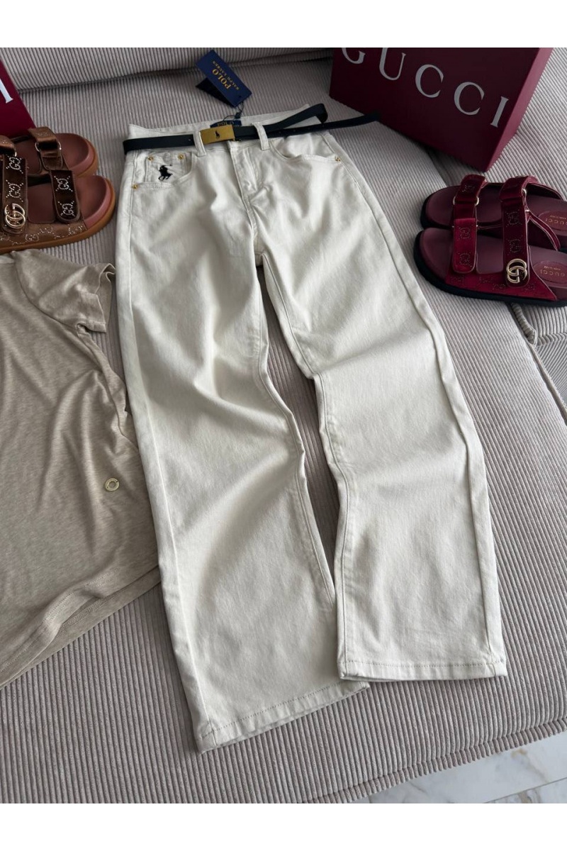 Polo Ralph Lauren Женские белые джинсы premium