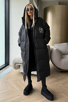 Женская пуховая куртка Premium - Black