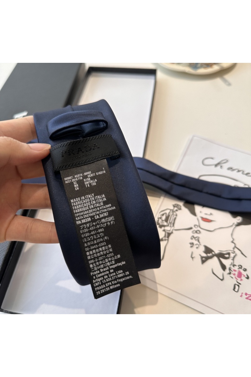 Prada Галстук premium 150x7 см - Navy