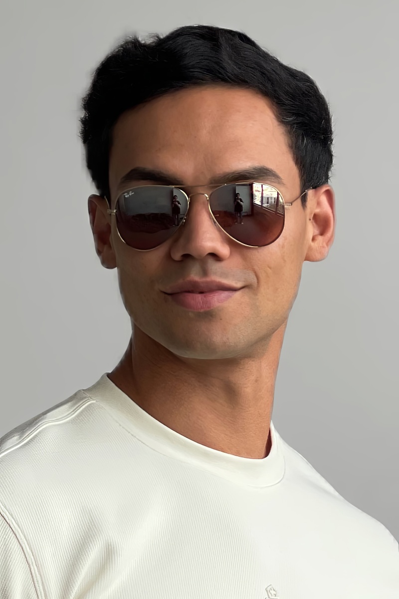 Ray Ban Солнцезащитные очки Aviator Large Metal