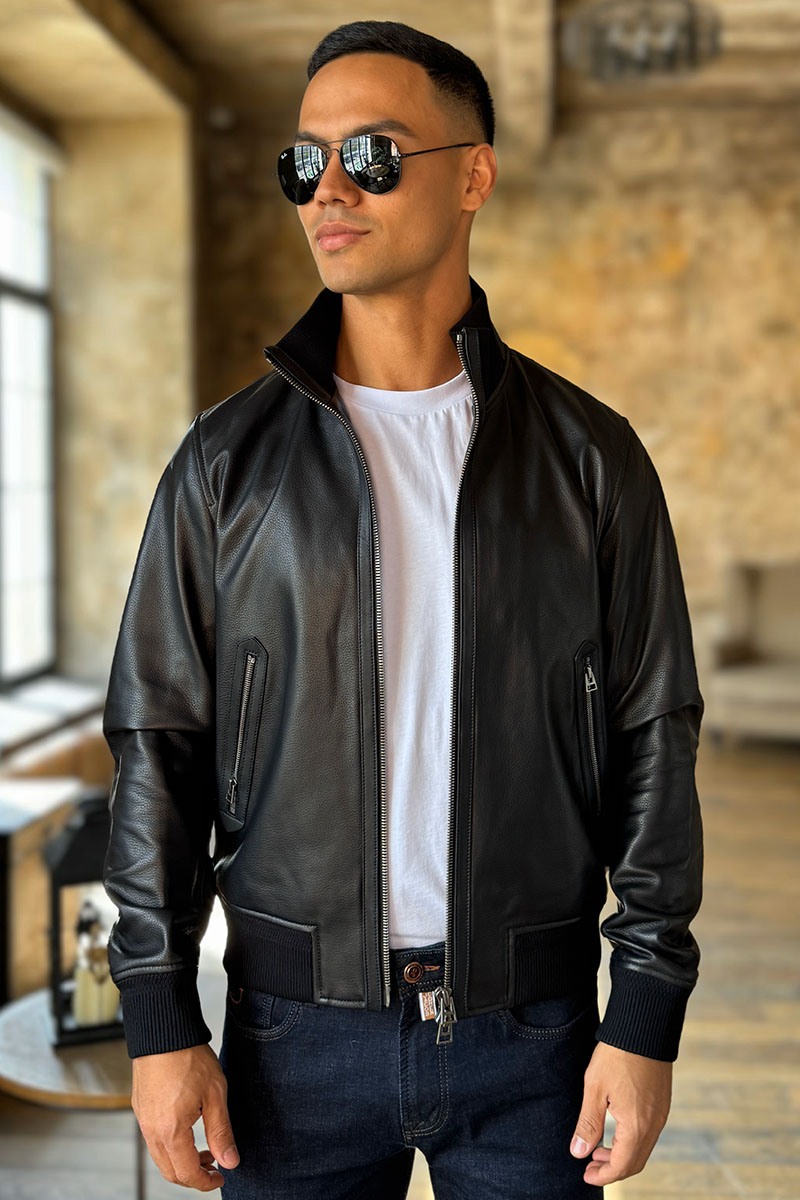 Tom Ford Мужская кожаная куртка Premium