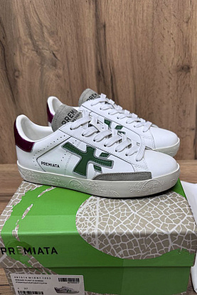 Женские кожаные кроссовки  Steven 6651