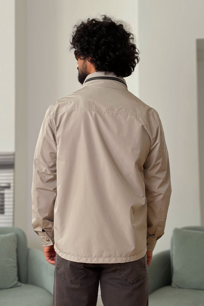 Loro Piana Мужская бежевая куртка Traveler