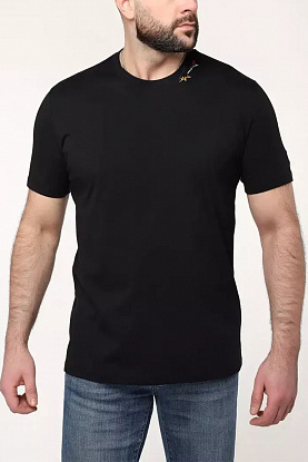 Мужская футболка logo-patch - Black 