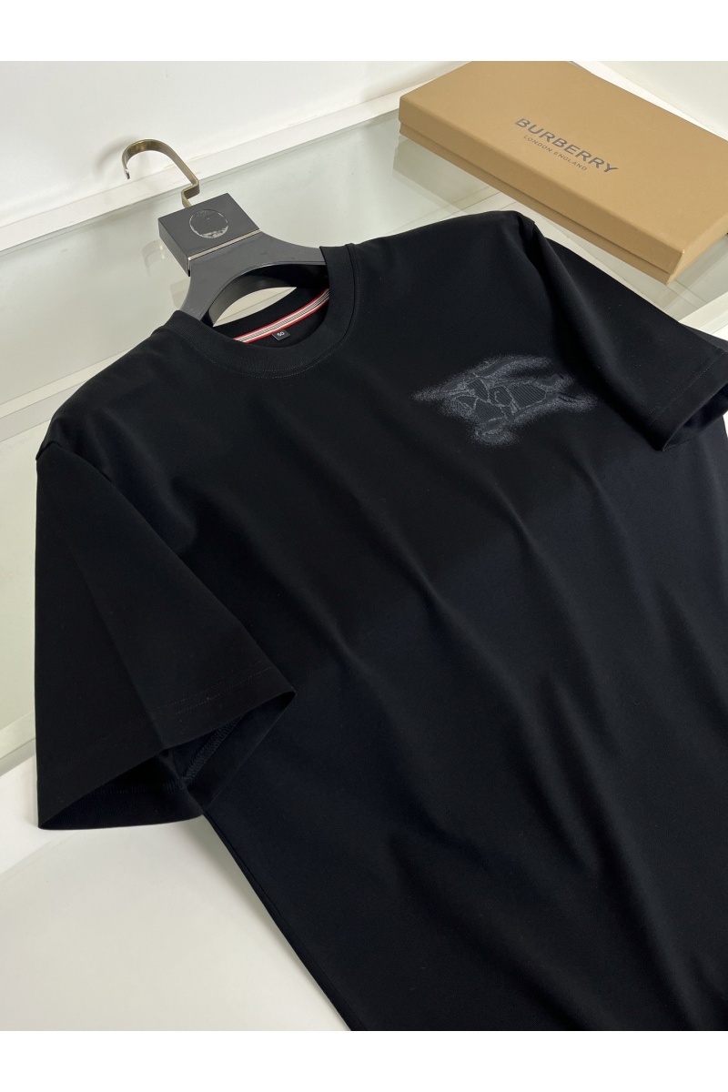 Burberry Мужская чёрная футболка premium