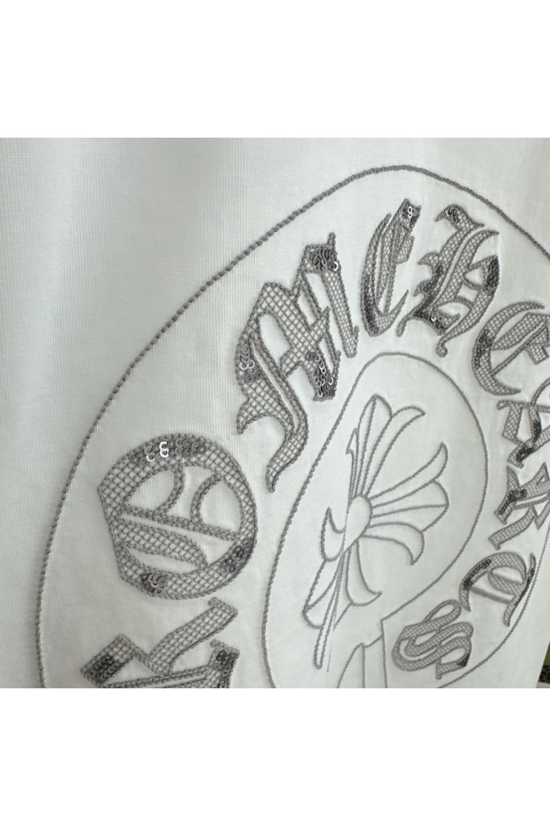 Chrome Hearts Белая оверсайз футболка Premium