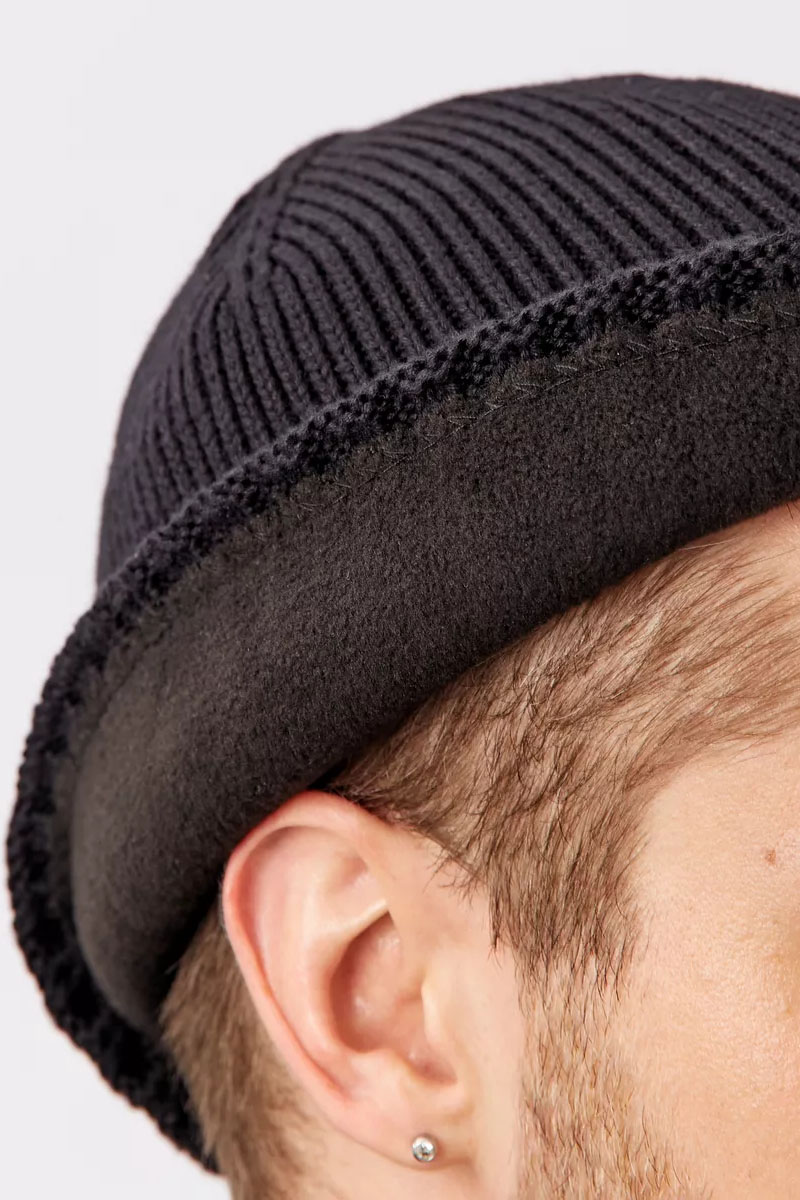 Bogner Шапка на флисе ribbed - Black 