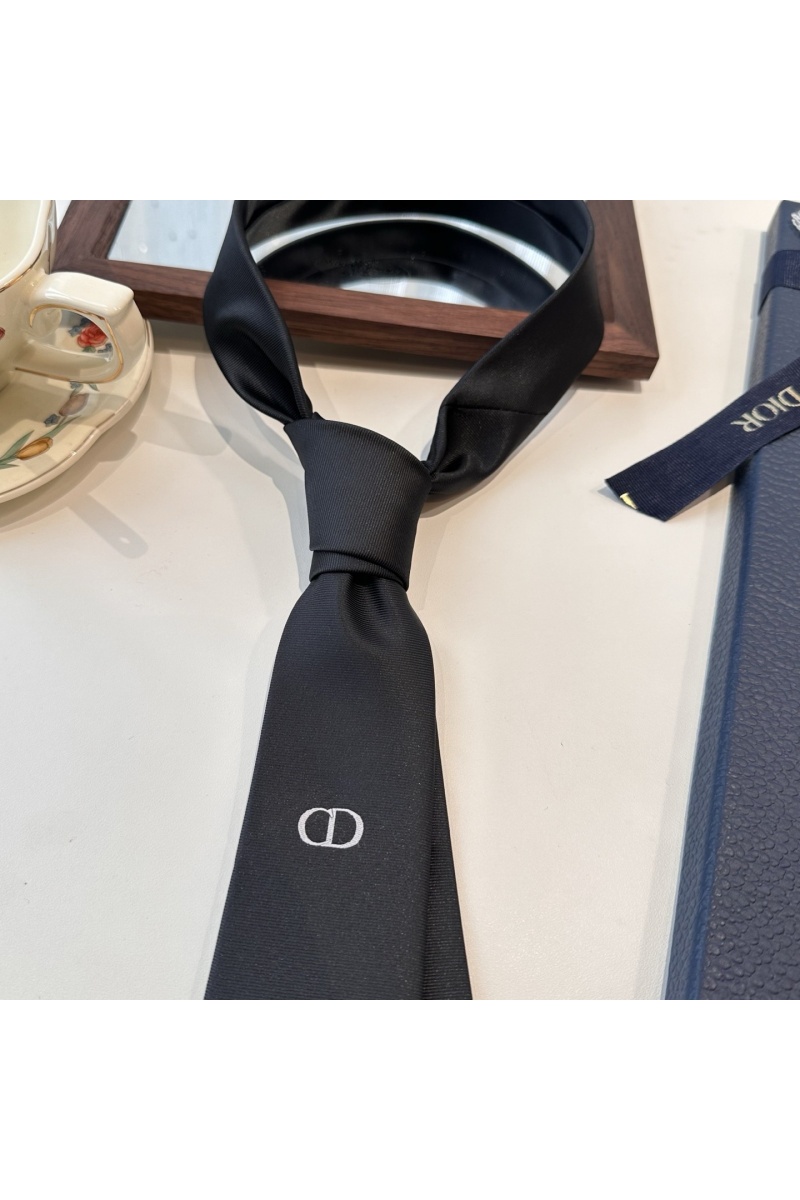 Dior Галстук logo-embroidered premium - Black