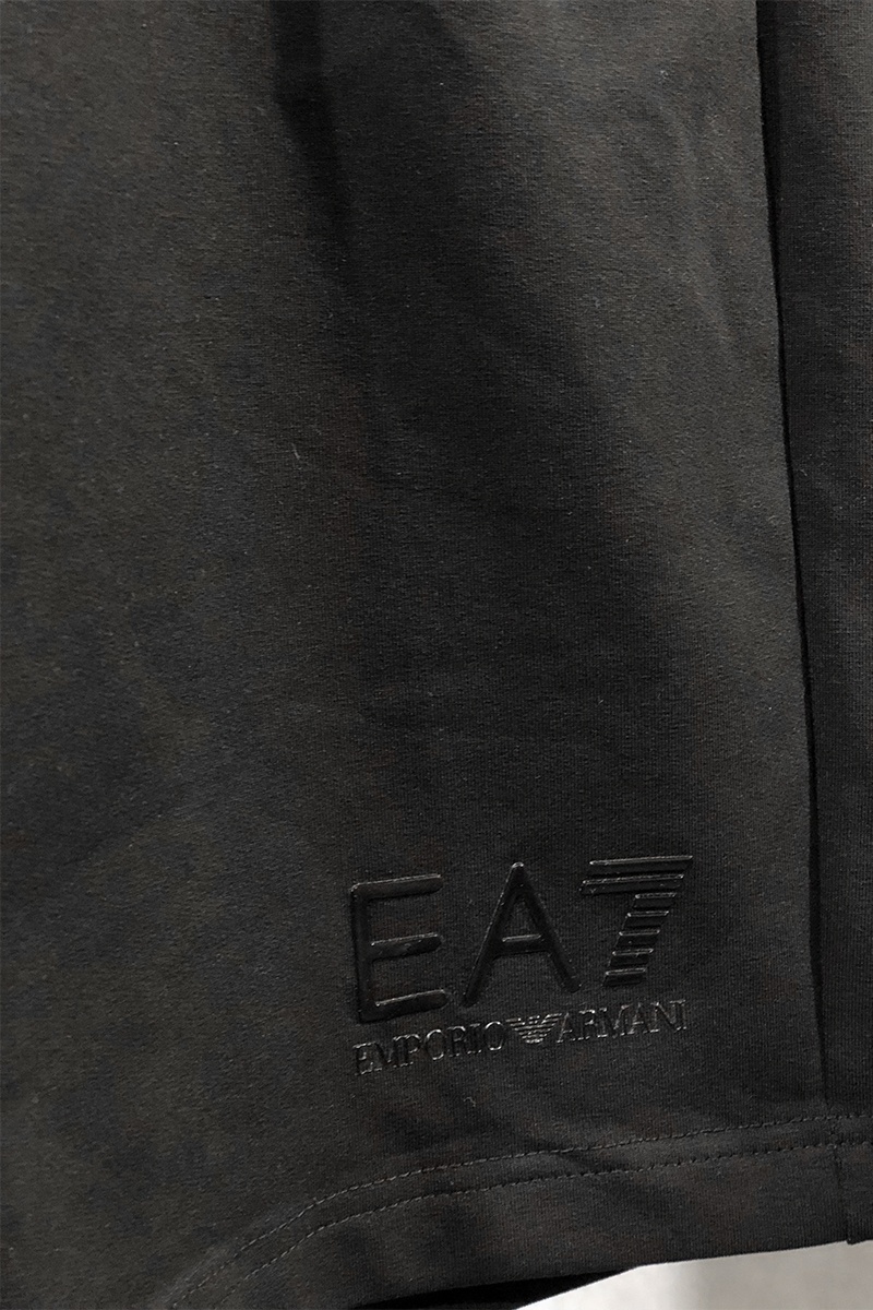 Emporio Armani EA7 Мужские чёрные шорты