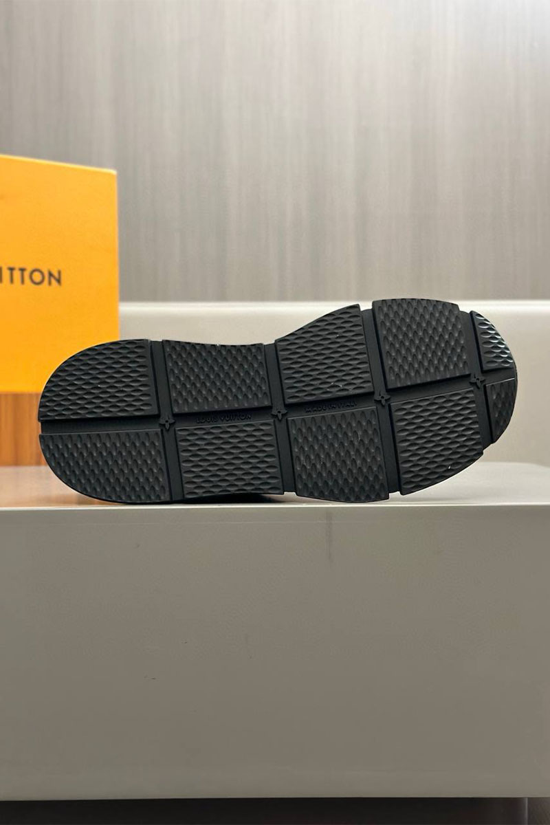 Lоuis Vuittоn Кожаные кроссовки Premium - Black