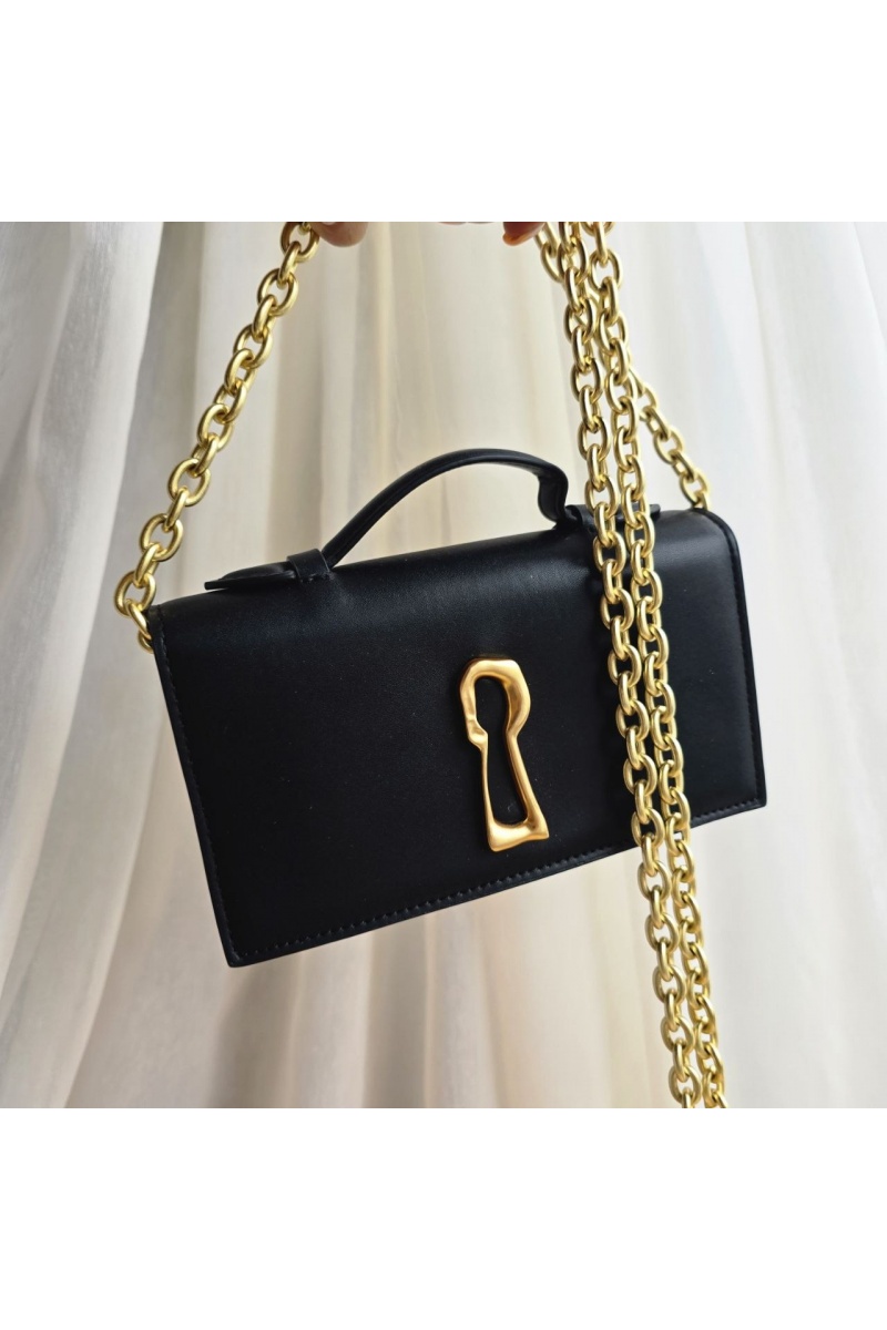 Schiaparelli Кожаная сумка клатч 19x11 см