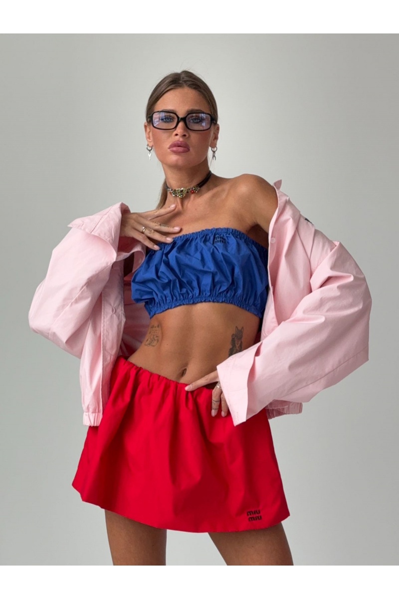 MIU MIU Женская ветровка розового цвета