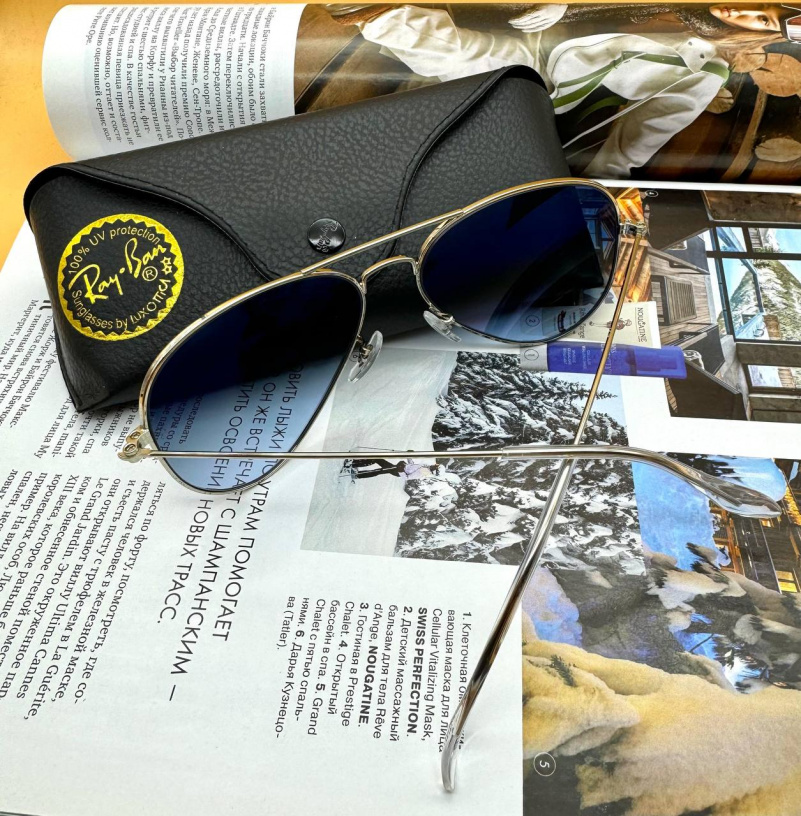Ray Ban Солнцезащитные очки Aviator Large Metal