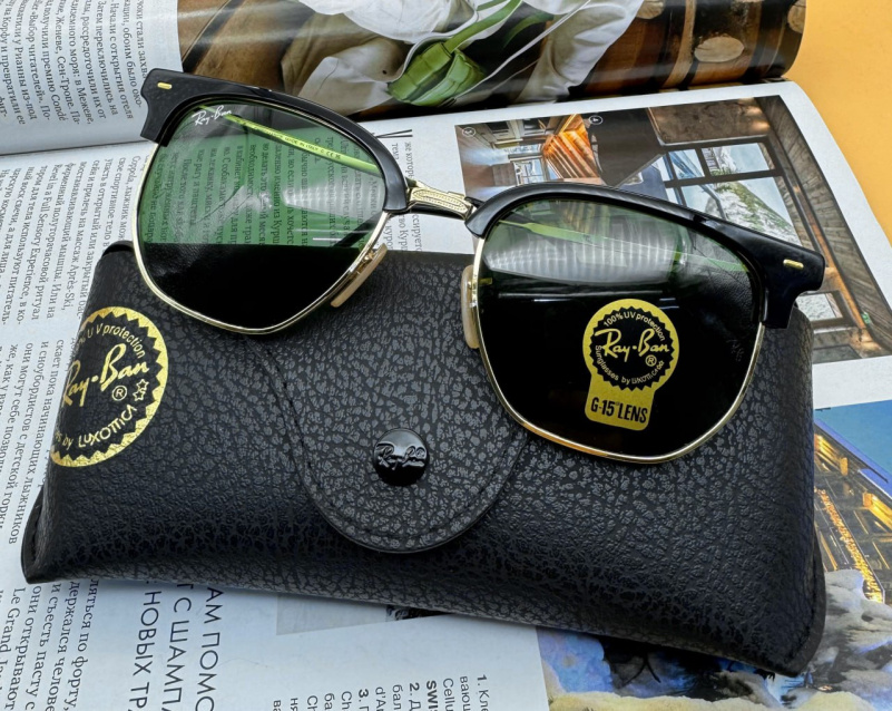 Ray Ban Солнцезащитные очки New Clubmaster - Green