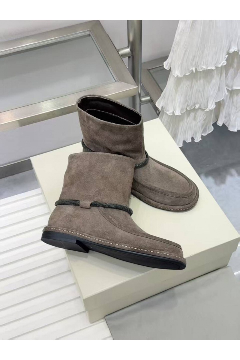 Designer Женские замшевые сапоги premium - Beige