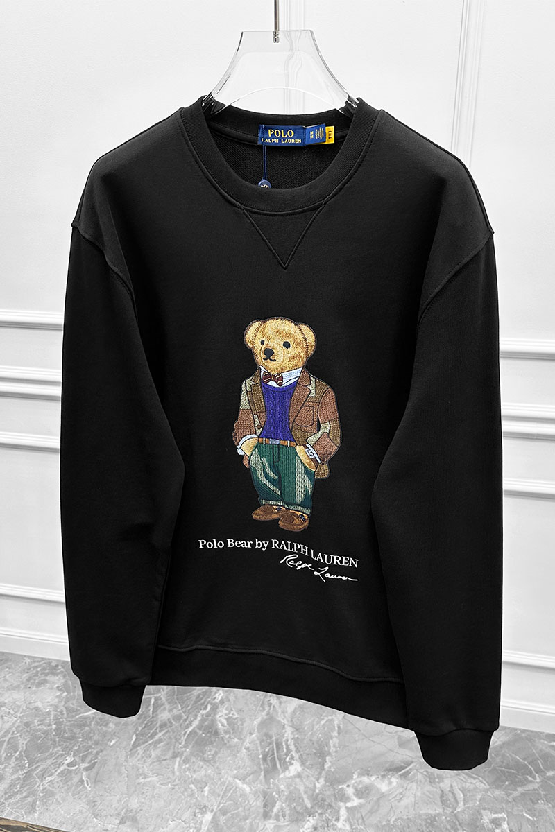 Polo Ralph Lauren Чёрный свитшот "Bear" 
