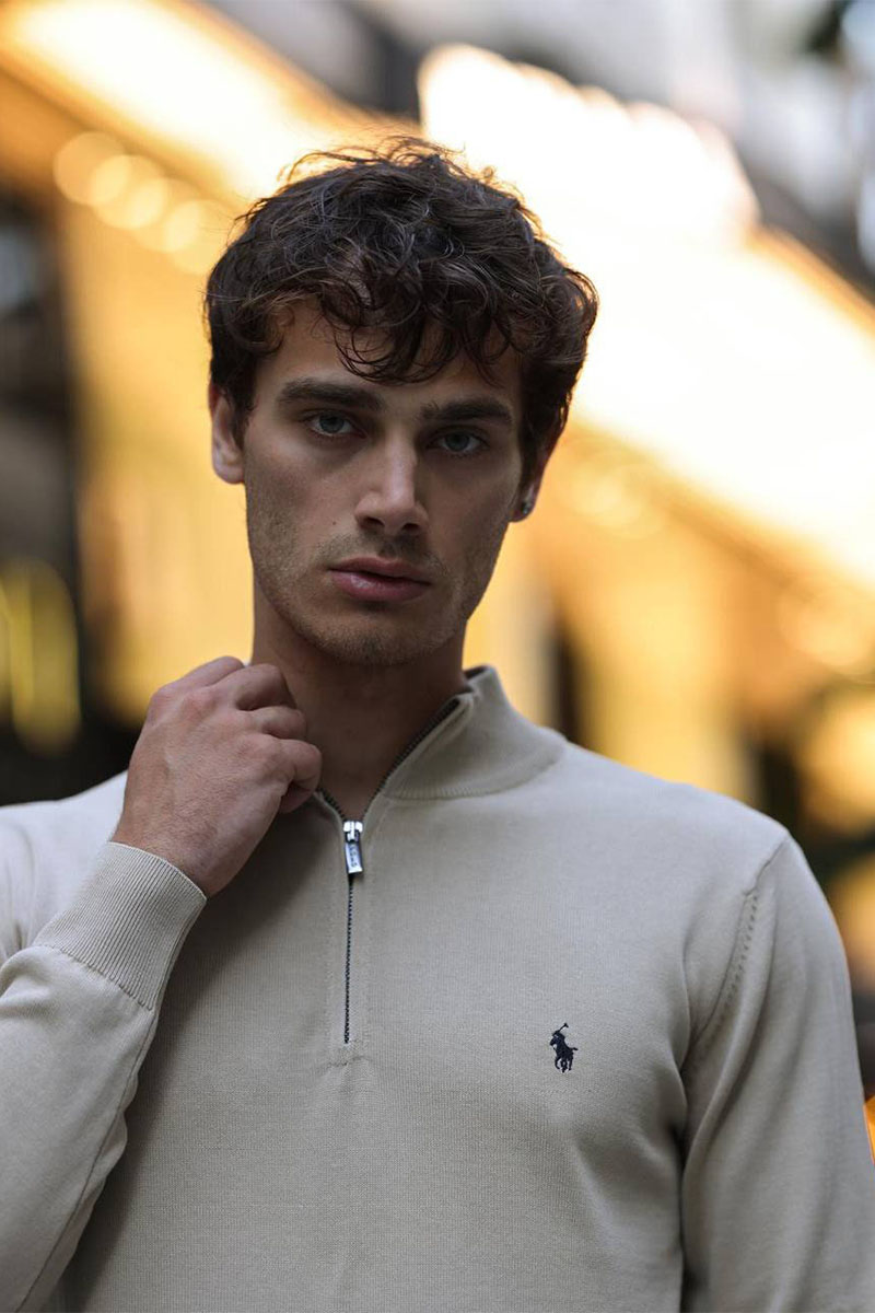 Polo Ralph Lauren Мужская кофта half-zip - Beige