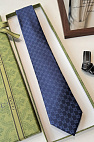 Галстук GG Monogram premium 146x7 см - Navy