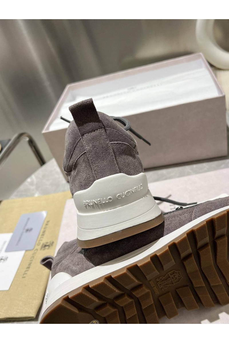 Designer Женские замшевые кроссовки Monili Premium - Grey