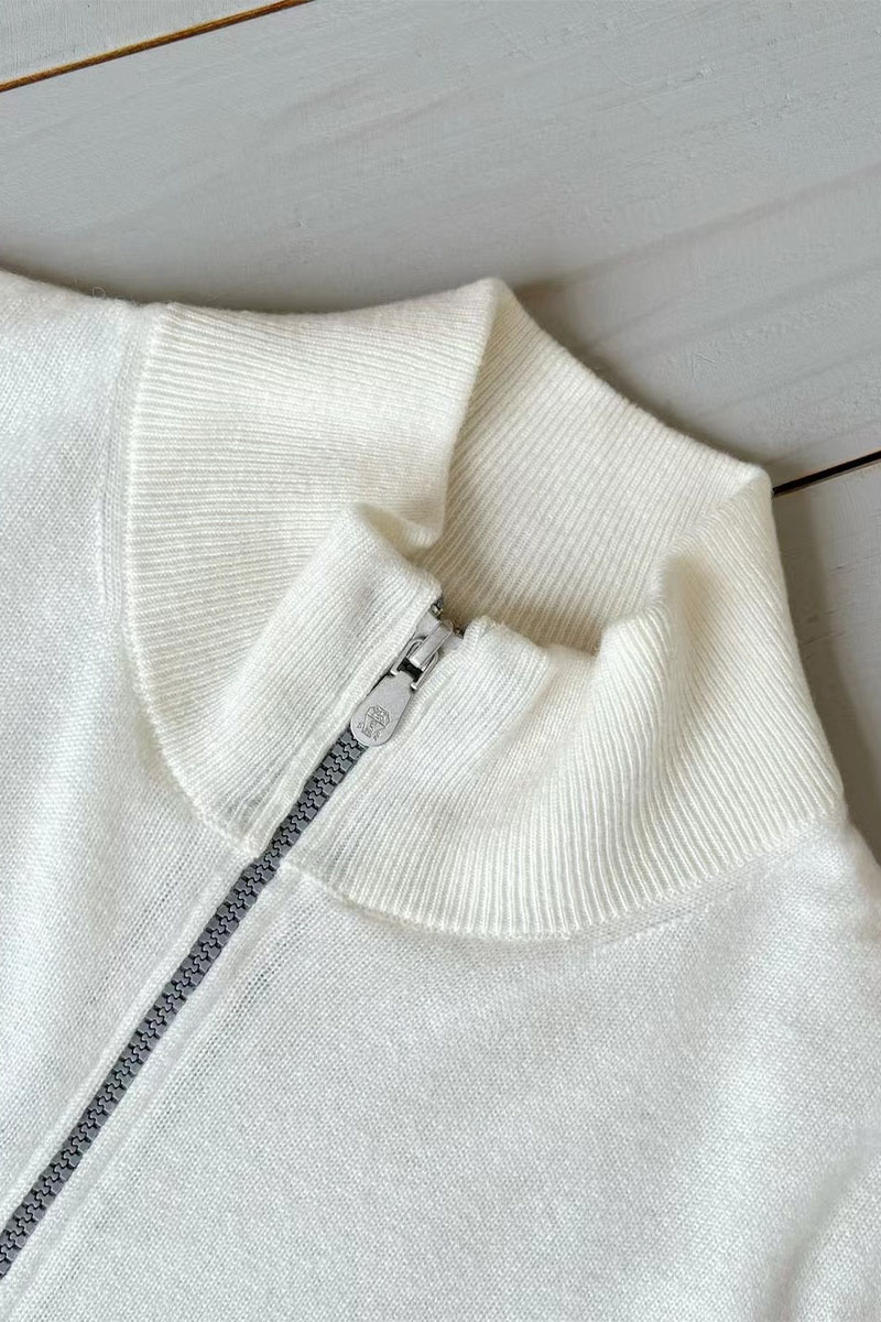 Designer Кашемировый свитер Premium - White