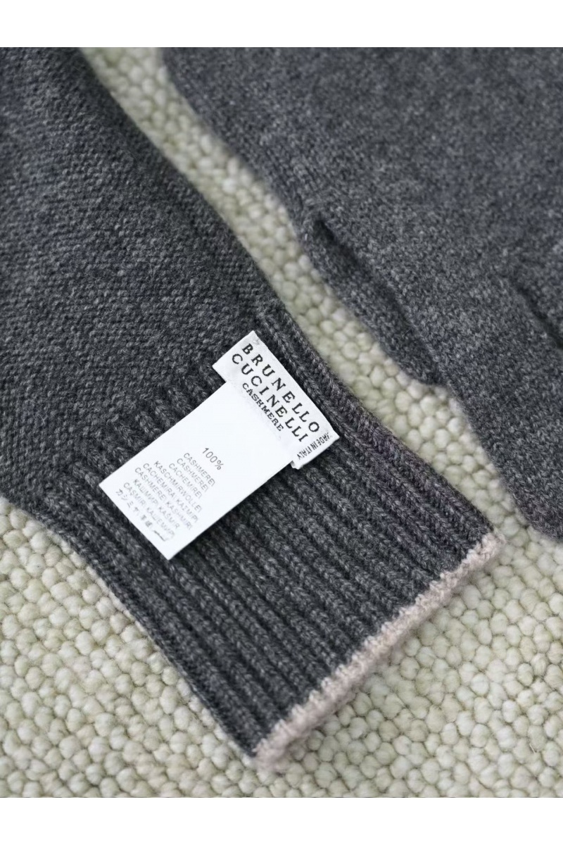 Designer Кашемировые перчатки  premium - Dark Grey