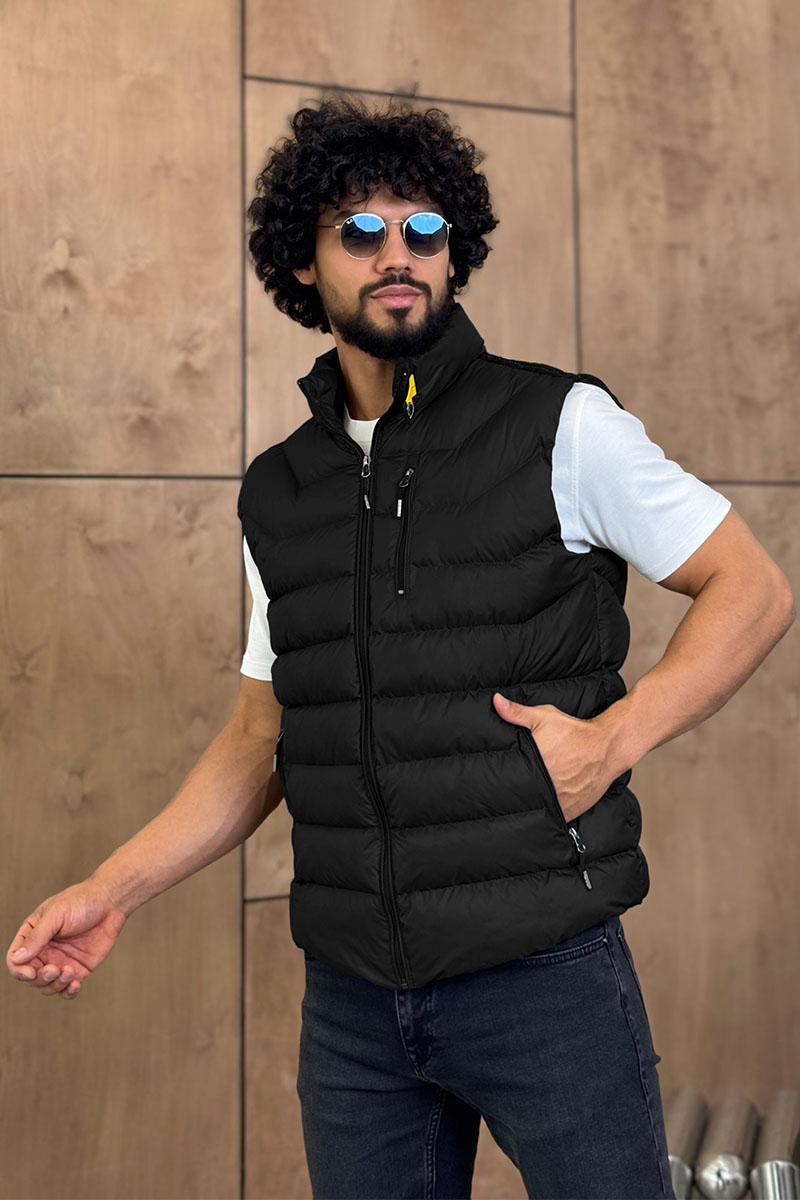 Designer Clothing Жилет чёрного цвета Parajumpers
