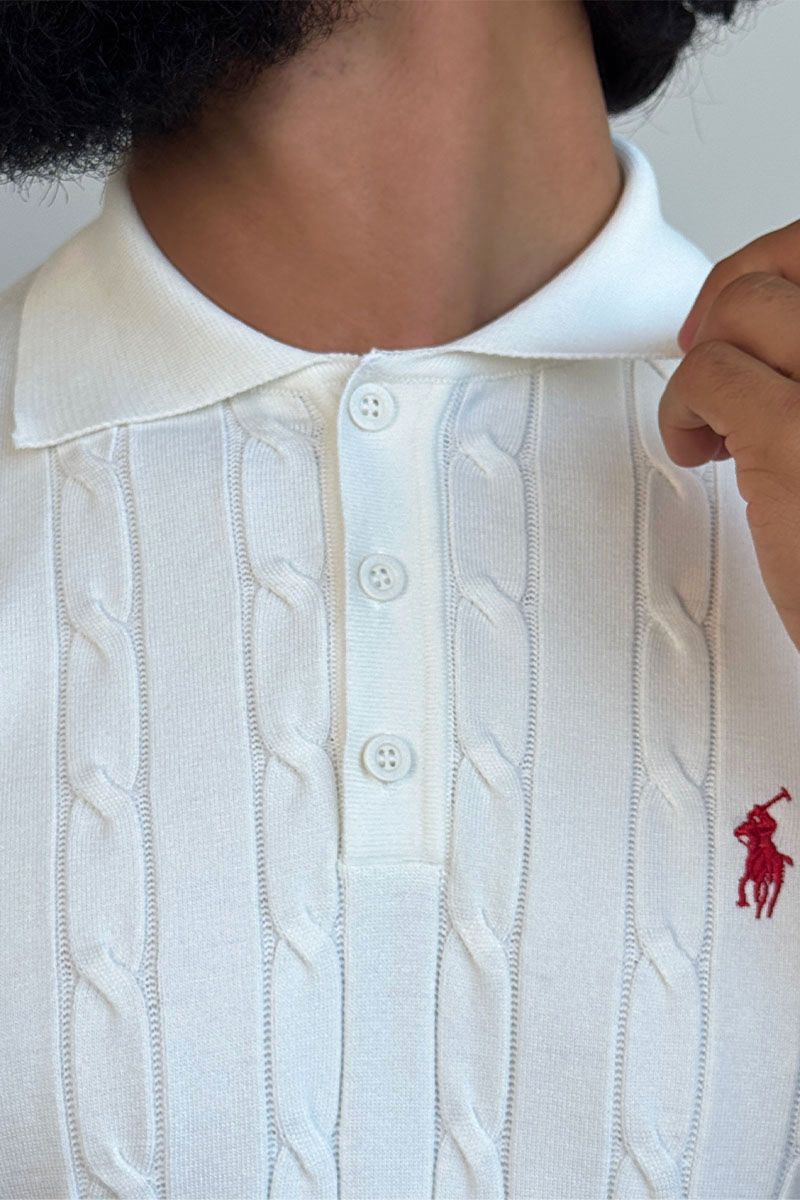 Polo Ralph Lauren Мужское белое поло