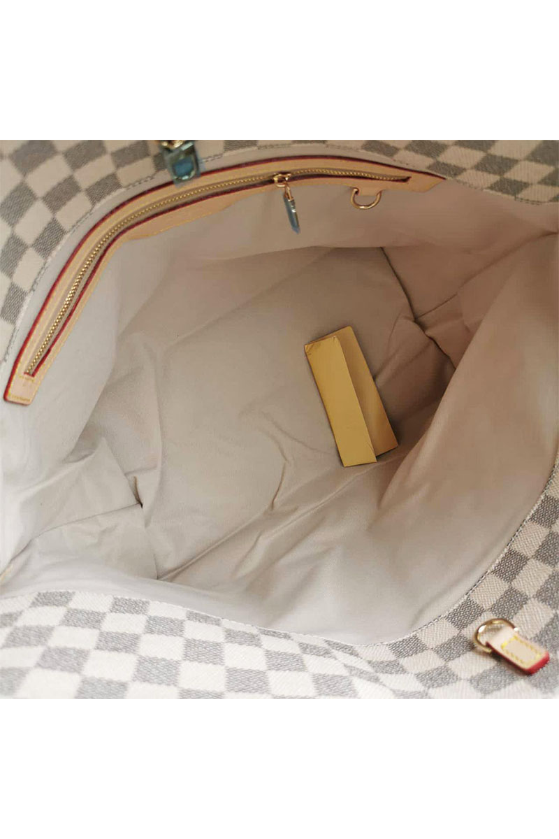 Lоuis Vuittоn Женская кожаная сумка Neverfull Articles de Voyage 45x31 см (2 расцветки)