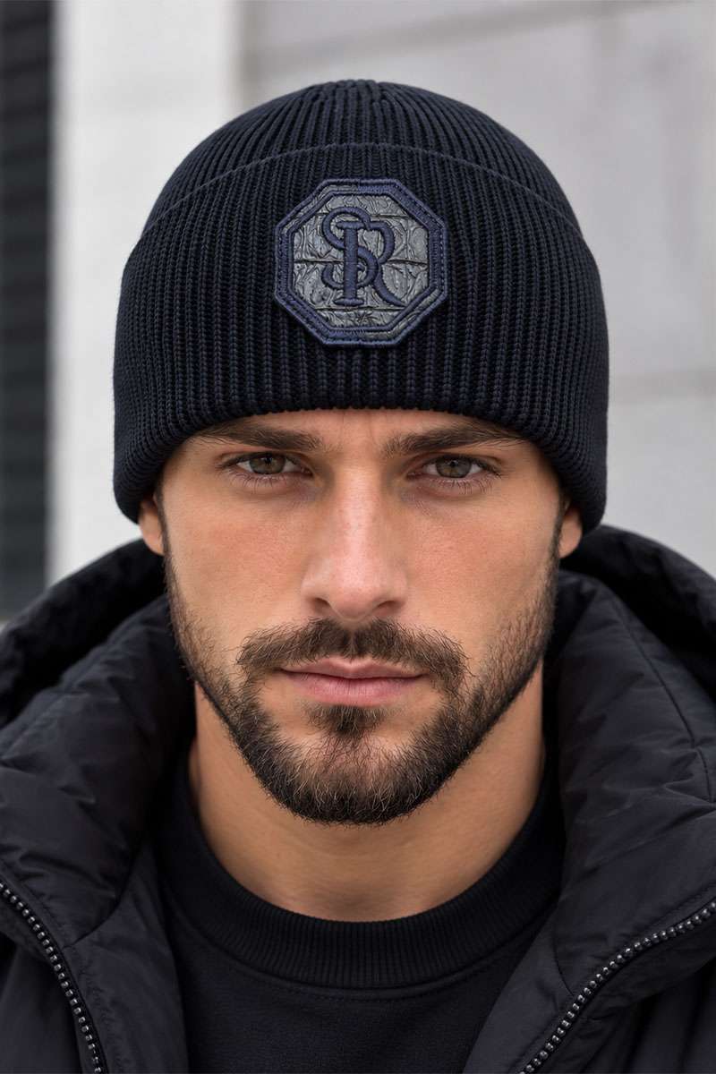Stеfаnо Riссi Шапка logo-embroidered - Navy