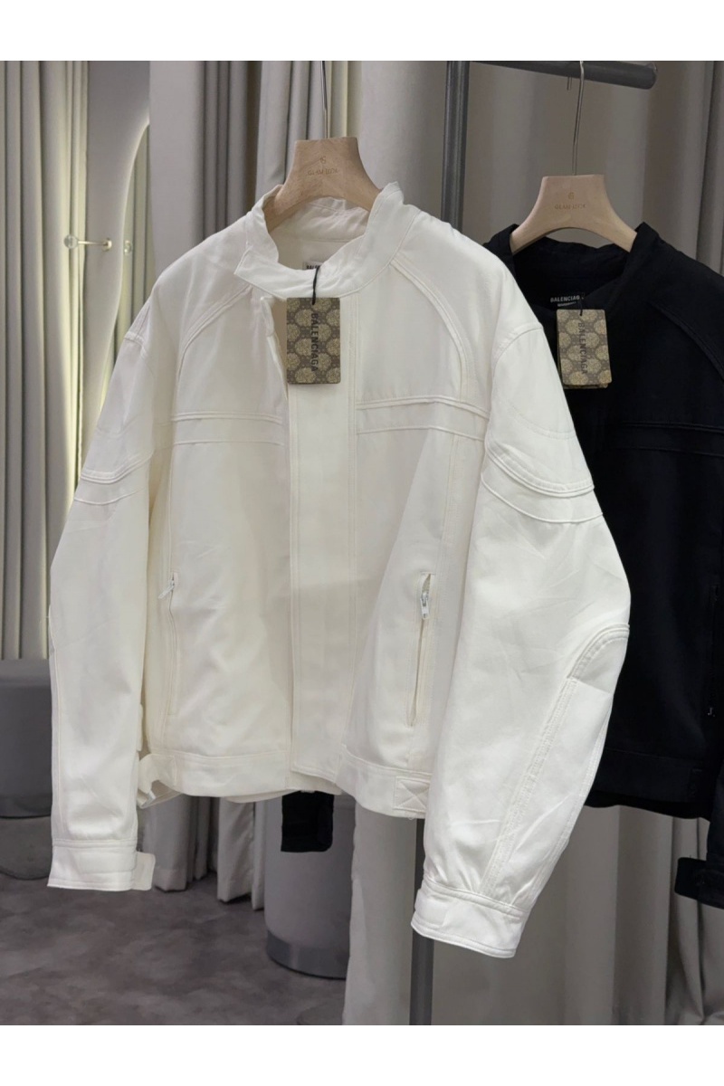 Balenciaga Женская куртка белого цвета 
