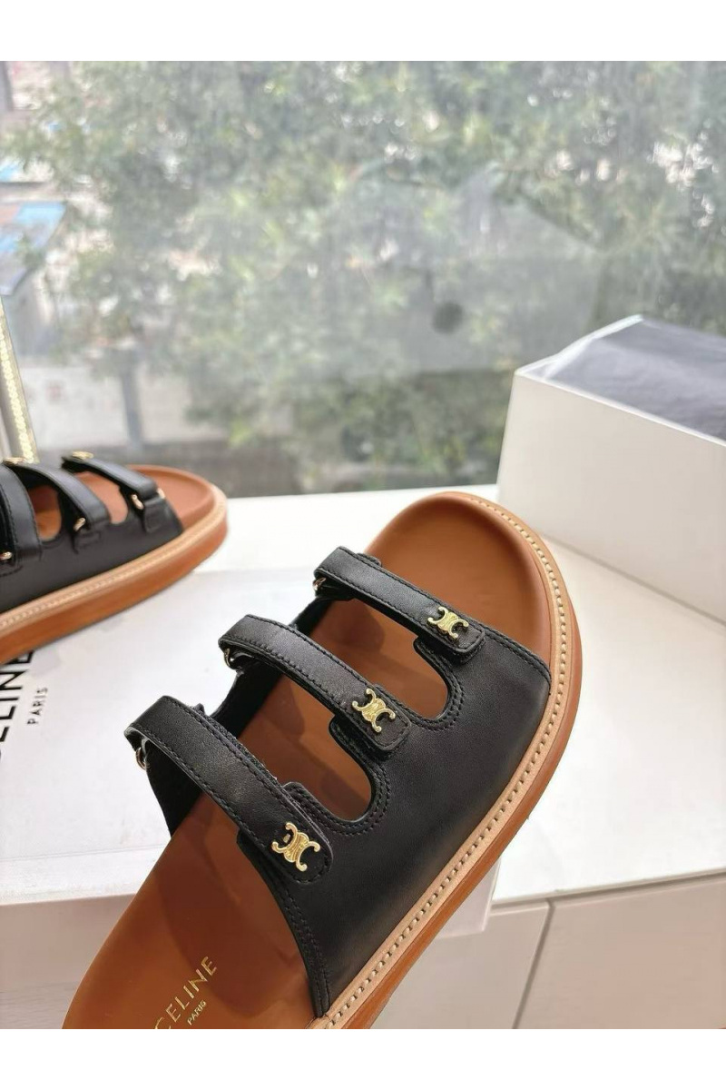 Celine Женские шлёпанцы Premium - Black